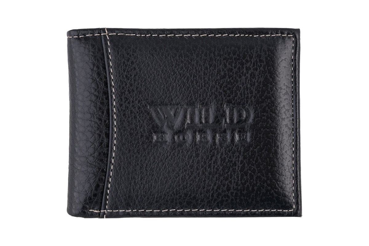 Portfel Męski Skórzany Wild Horse Czarny