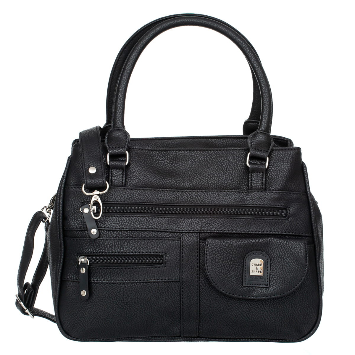 Średnia Torebka Damska Charm&Shape na ramię Czarna