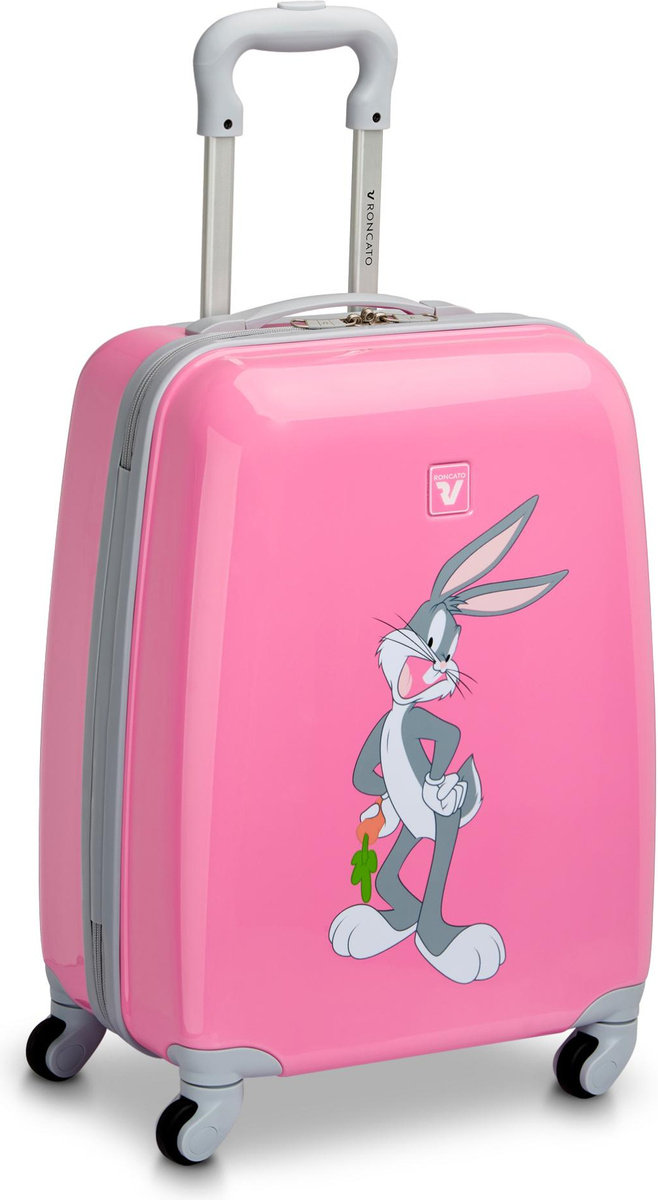 Walizka kabinowa Roncato Looney Tunes Bugs Bunny 50cm - Pink