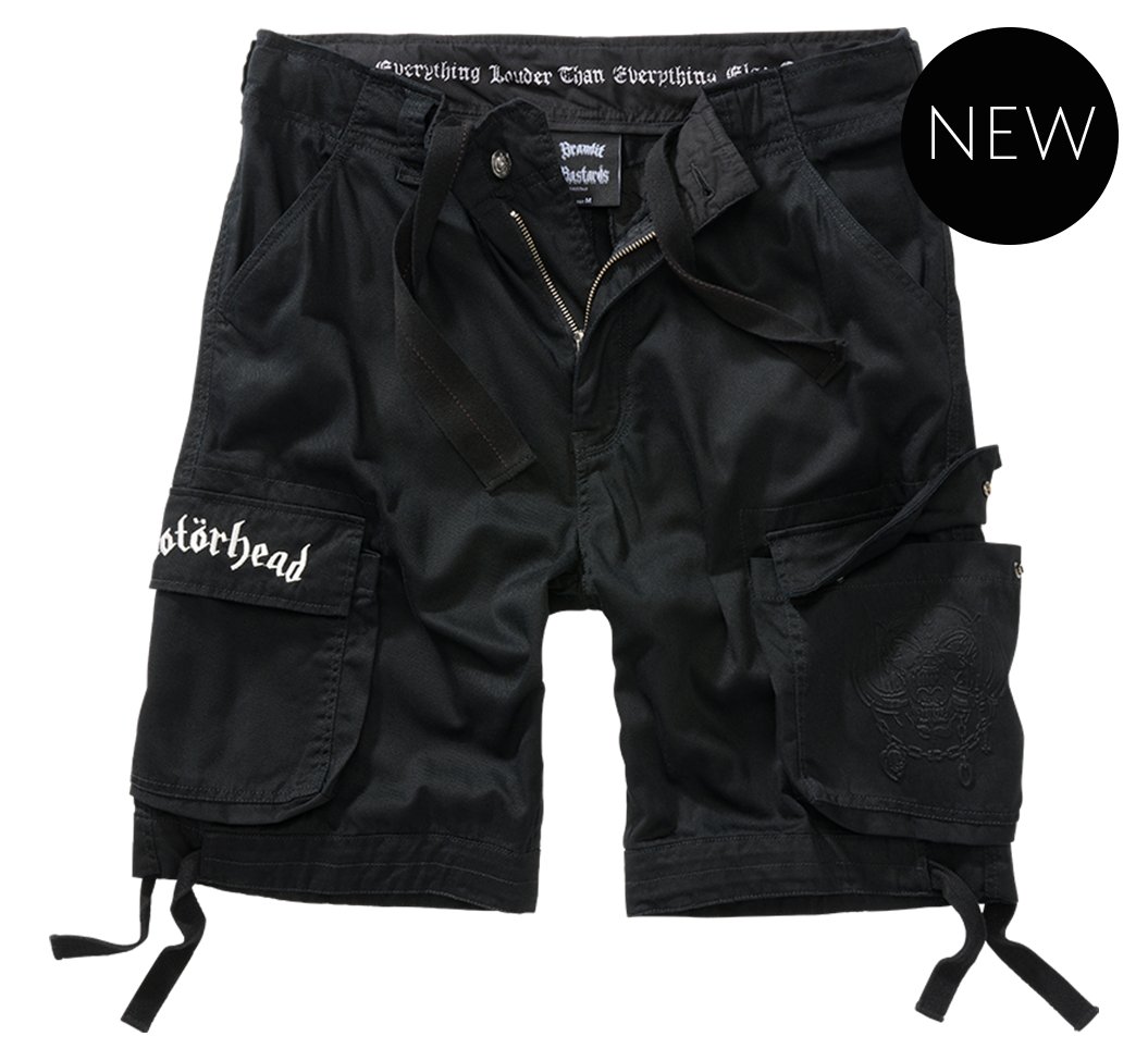 spodnie bojówki krótkie MOTORHEAD URBAN LEGEND - BLACK-5XL