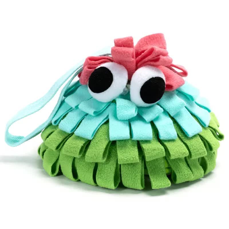 Zabawka do wąchania 28x18 cm szmaciana lalka z kieszonką na smakołyk