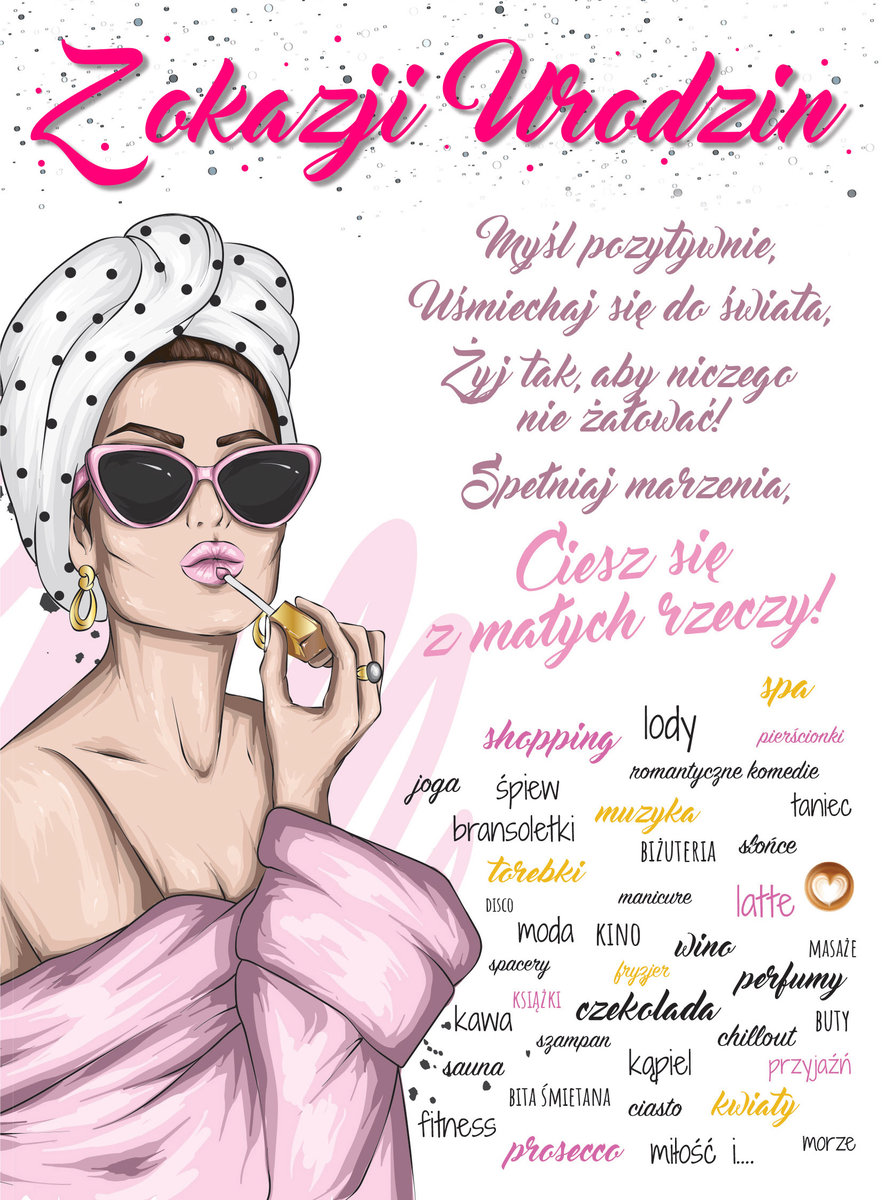 Kartka na Urodziny dla Kobiety, Przyjaciółki Grande14