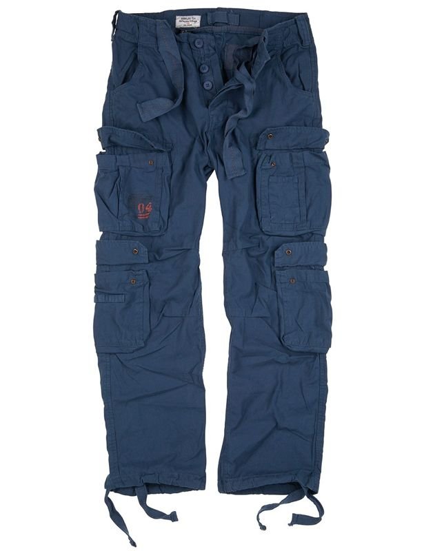 spodnie bojówki AIRBORNE VINTAGE TROUSERS NAVY-M