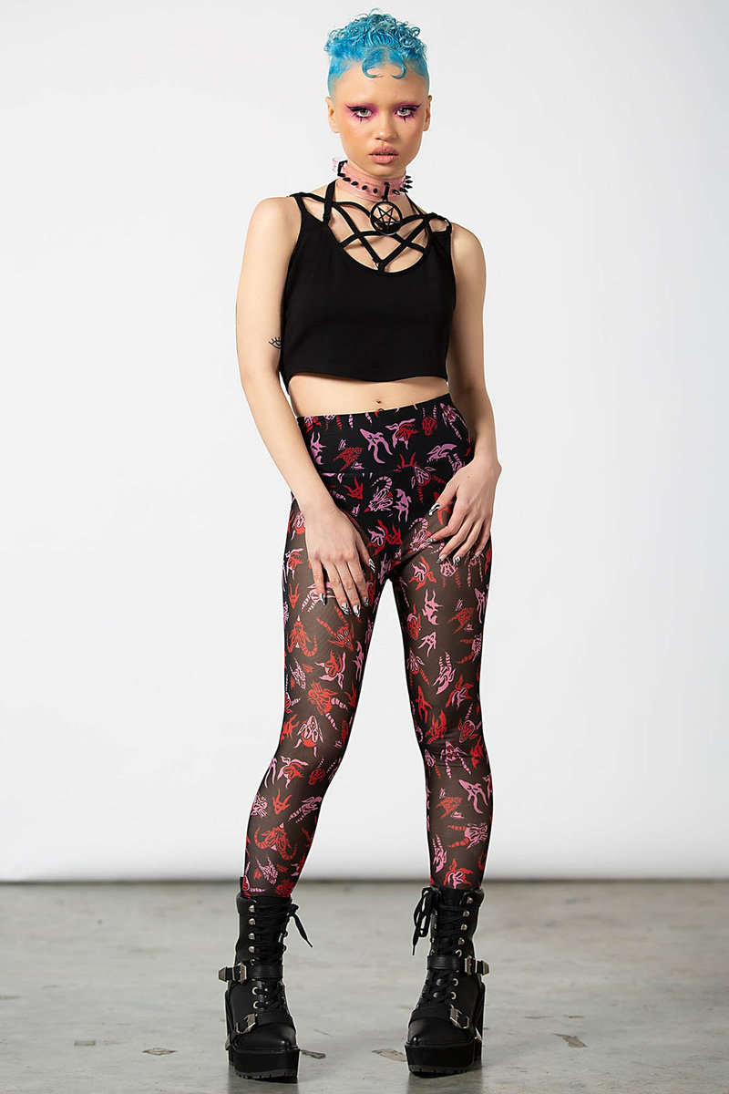 legginsy KILLSTAR - DEVILISH-XL