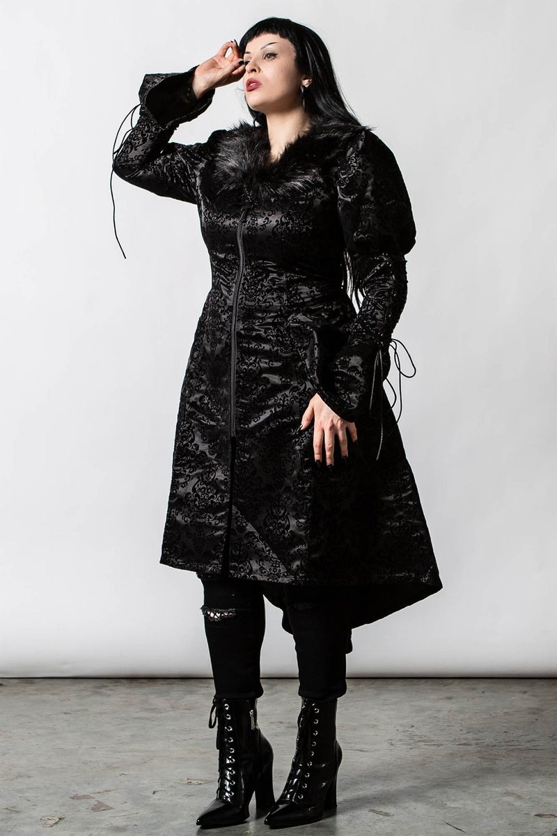 płaszcz damski KILLSTAR - EVAROSE-M