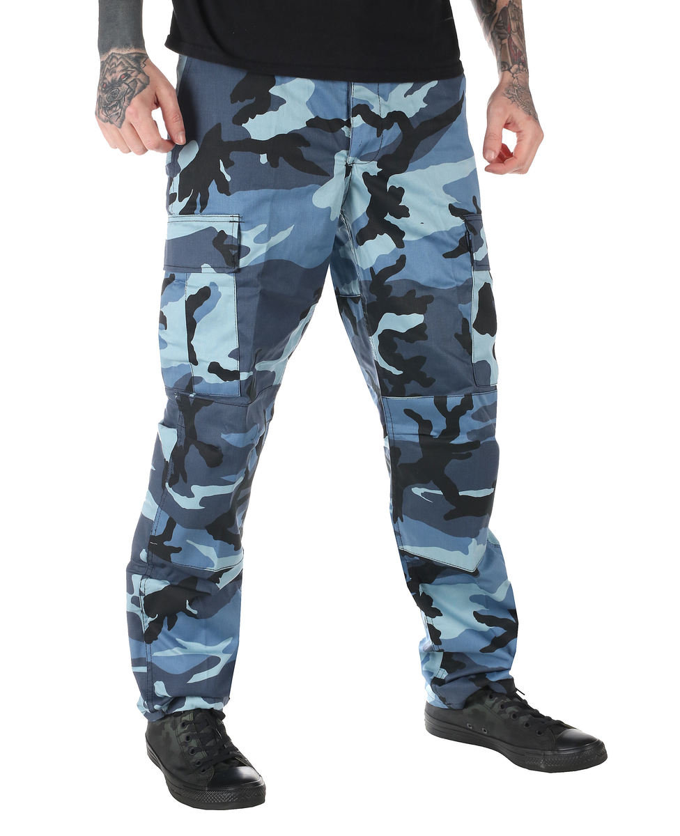 spodnie bojówki MMB US BDU HOSE SKY - BLUE-S