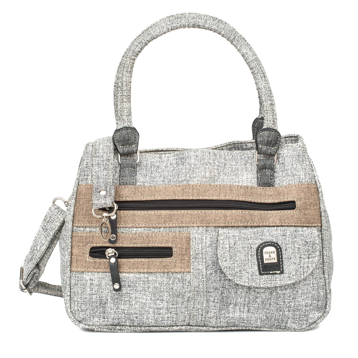 Średnia Torebka Damska Charm&Shape na ramię Szara