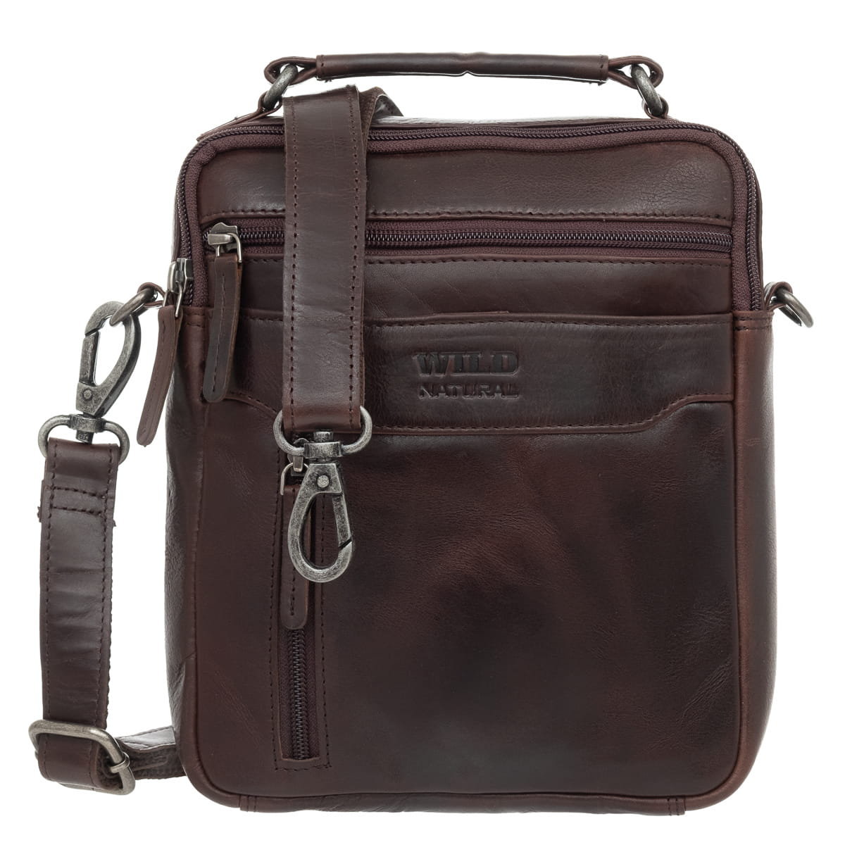 Torba Męska Skórzana Wild Natural Choco