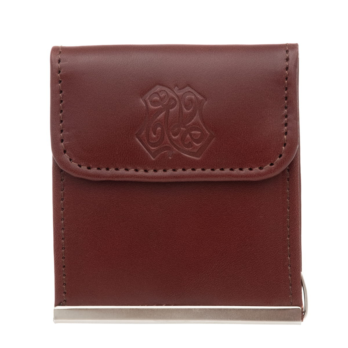 Banknotówka Portfel Męski Skórzany Kaletnik Jantar Brązowy