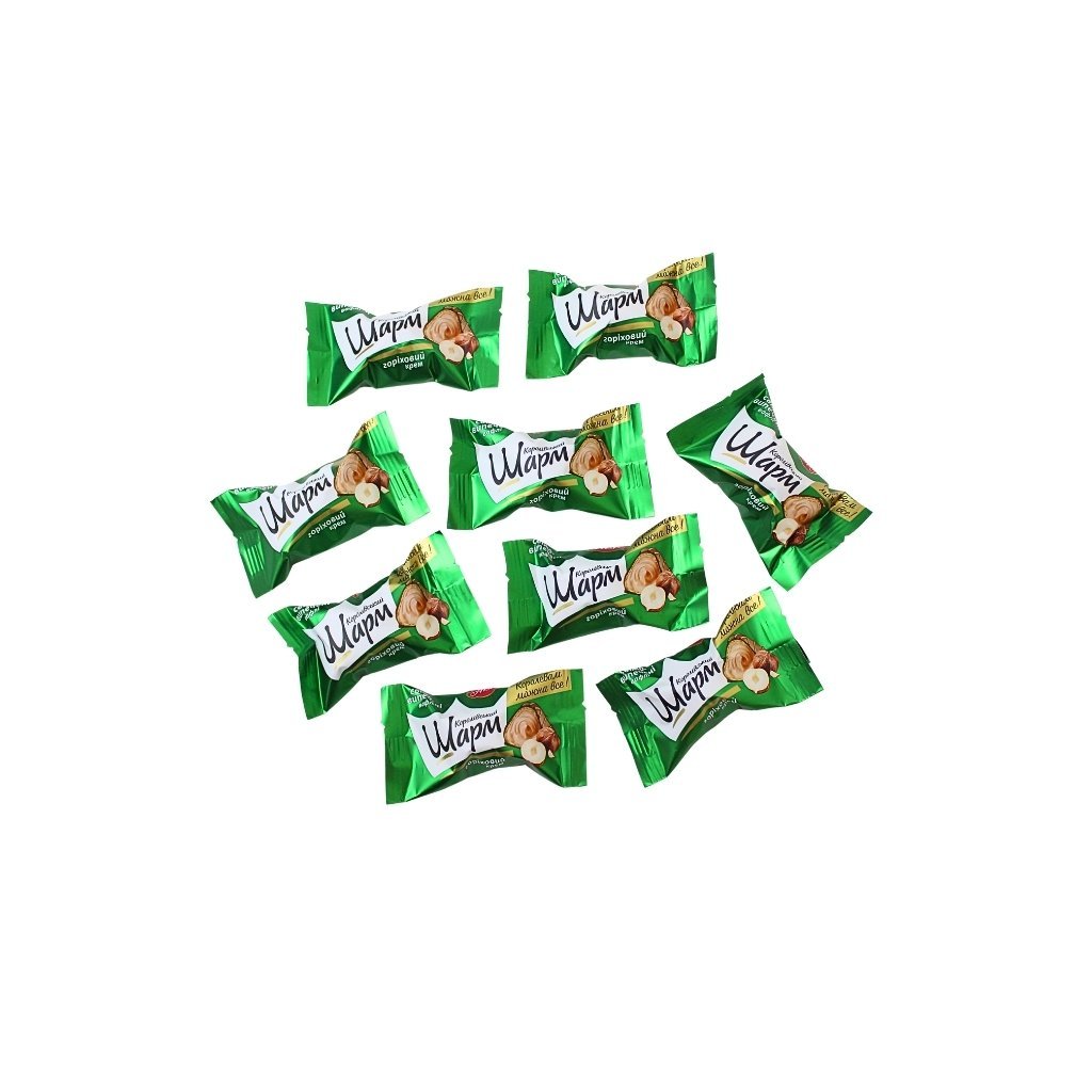 Cukierki z nadzieniem orzechowym 