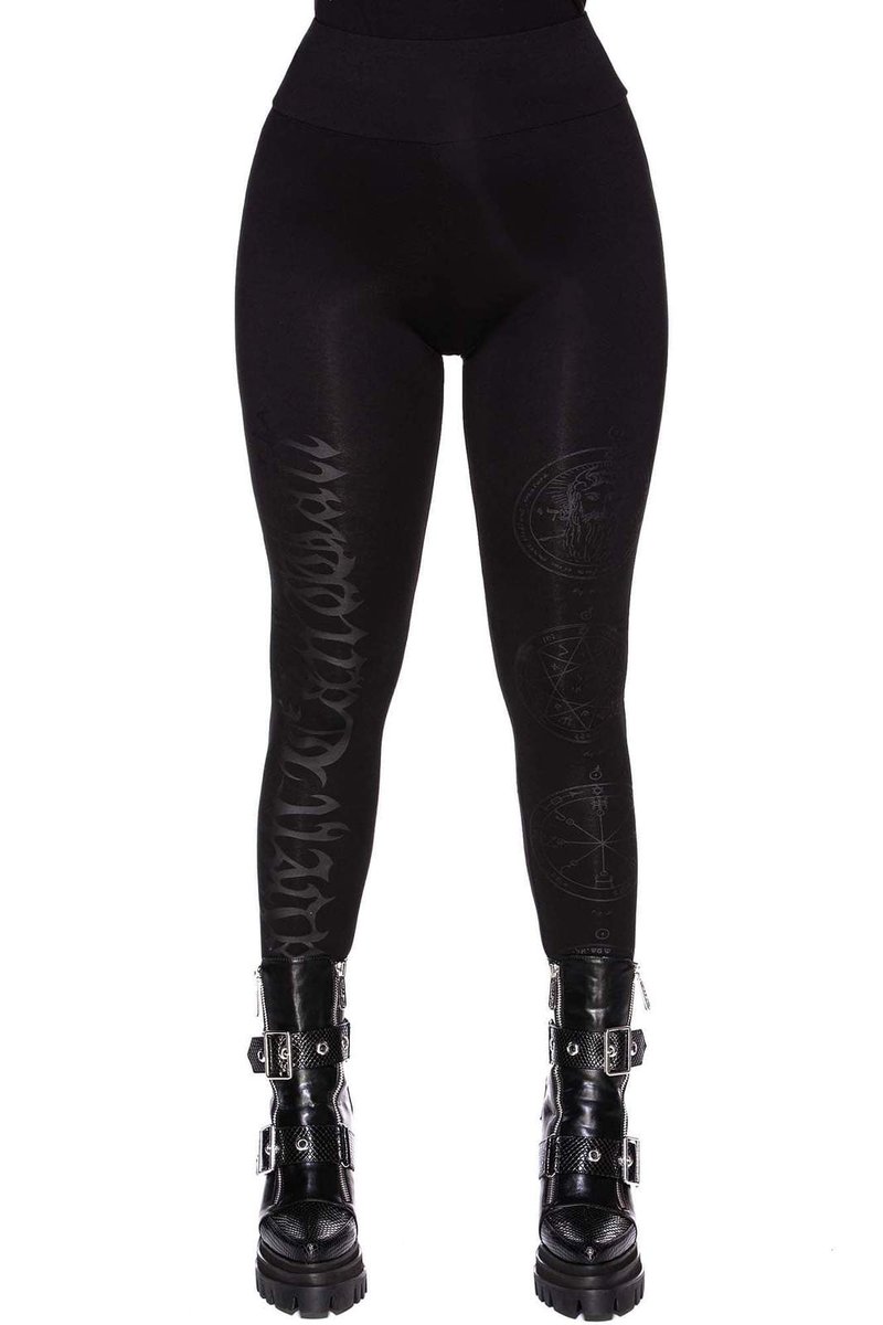 legginsy KILLSTAR - HEAVEN CAN WAIT -M