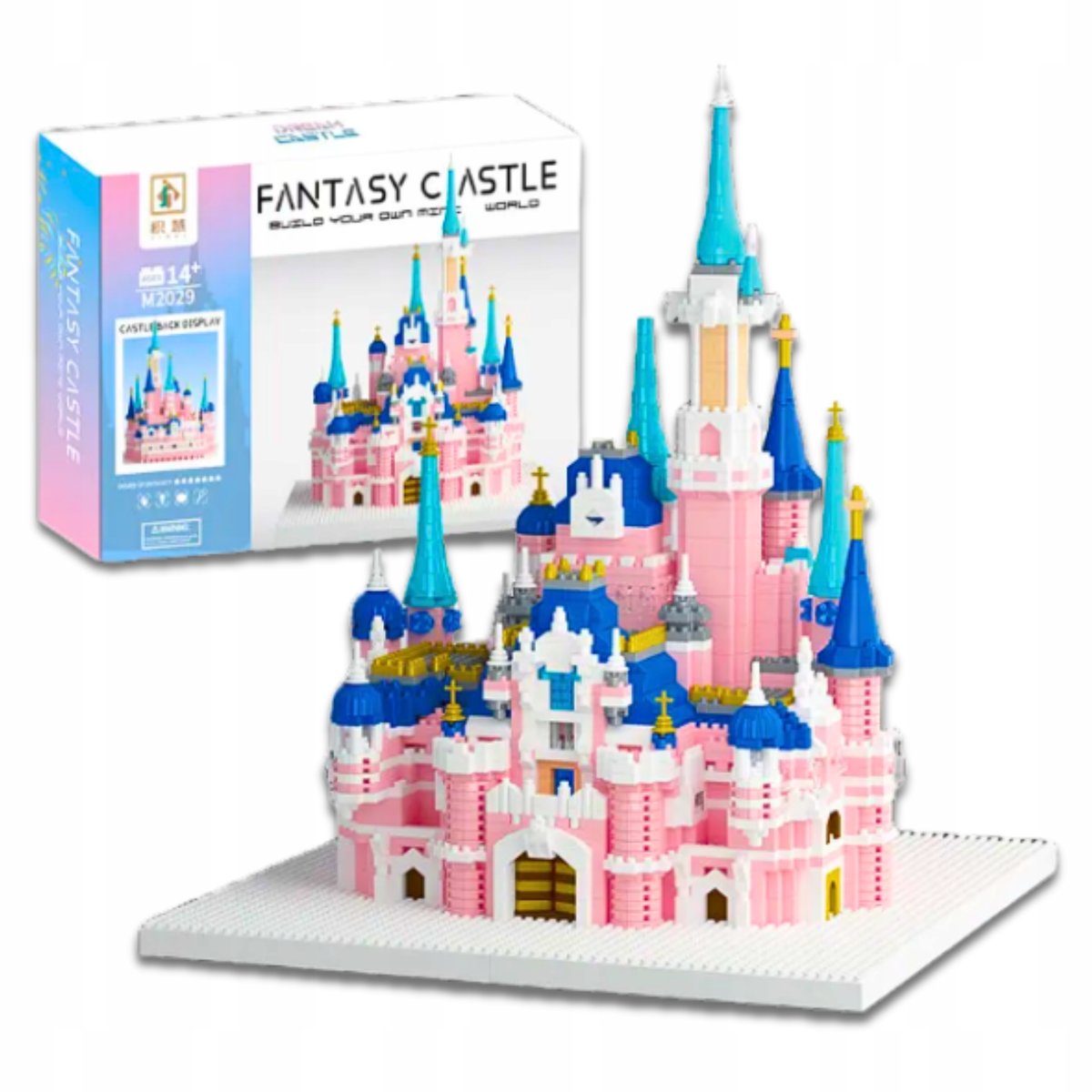 Klocki Konstrukcyjne Zestaw Klocków Bajkowy Zamek Księżniczki 2800 el.