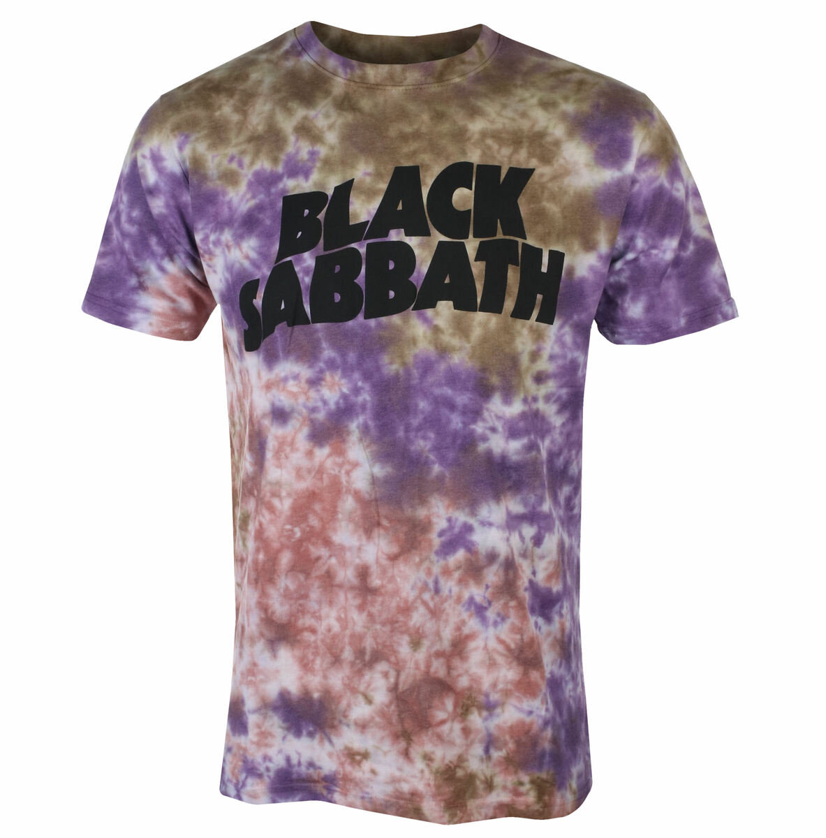 koszulka BLACK SABBATH - WAVY LOGO , barwiona-S