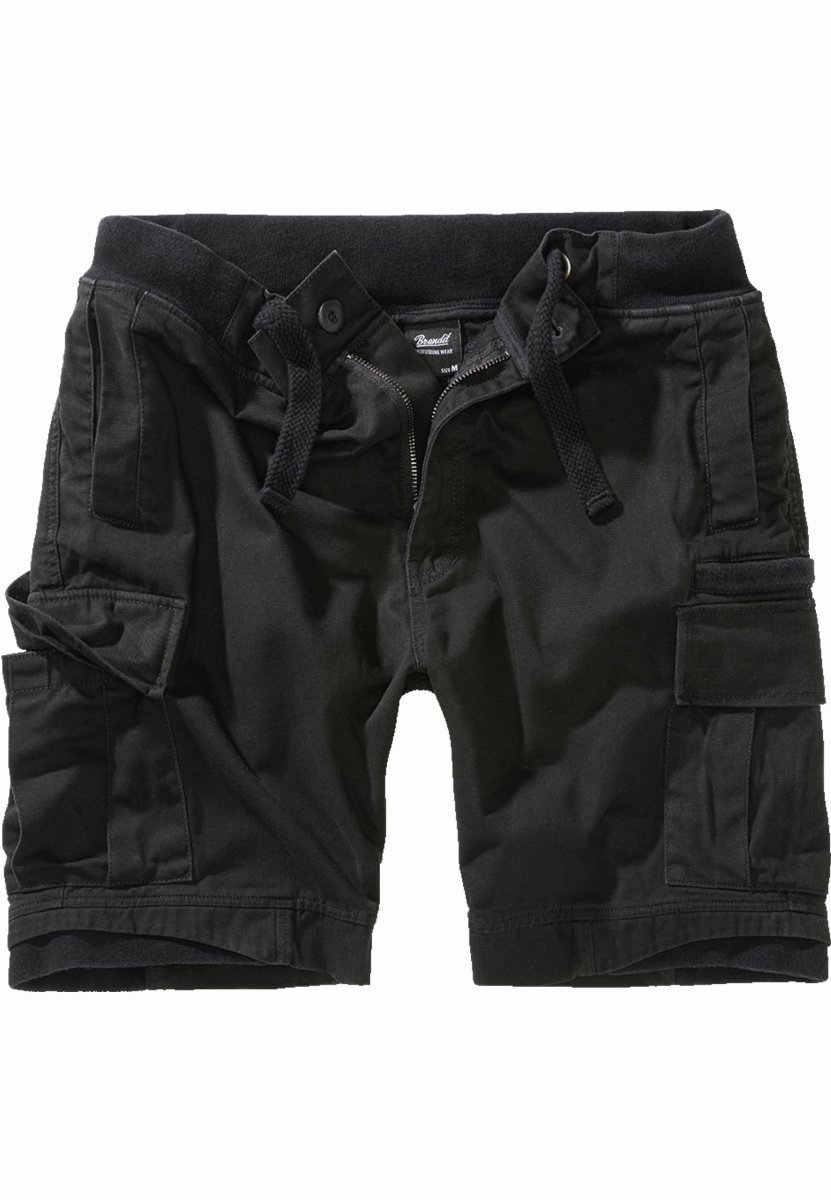 spodnie bojówki krótkie PECKHAM VINTAGE - BLACK-3XL