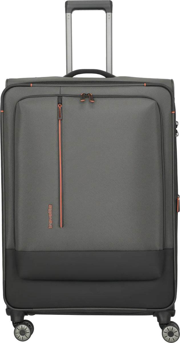 Walizka duża Travelite CrossLite 5.0 4K 81 cm Zielony
