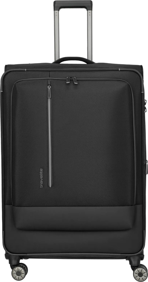 Walizka duża Travelite CrossLite 5.0 4K 81 cm Czarna