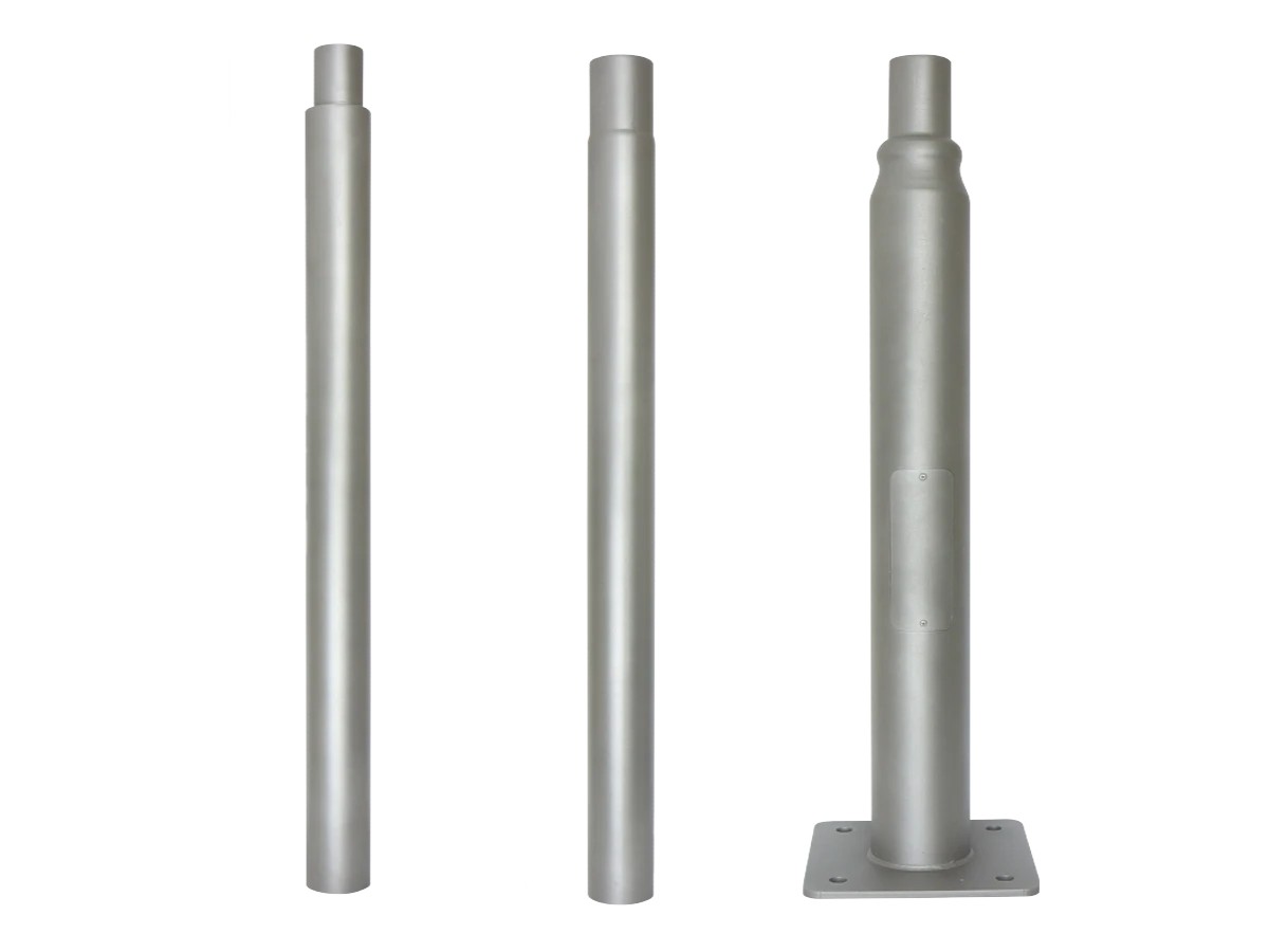 Słup oświetleniowy składany 3m LED LINE PRIME szary