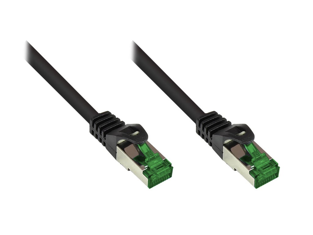 Alcasa 8062-H030S kabel sieciowy Czarny 3 m Cat6a S/FTP (S-STP) 8062-H030S