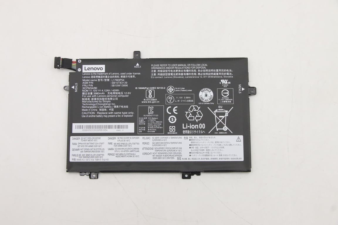 Lenovo 5B10W13896 części zamienne do notatników Bateria 5B10W13896