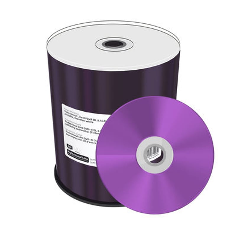 MediaRange MRPL607-C płyta DVD 8,5 GB DVD+R DL 100 szt. MRPL607-C