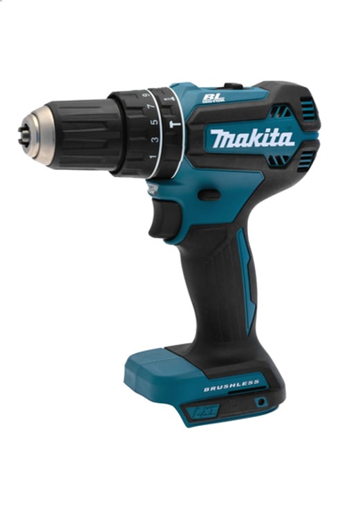 Makita DHP485ZJ wkrętak zasilany/zakrętark udarowy 1900, 500 Czarny, Niebieski