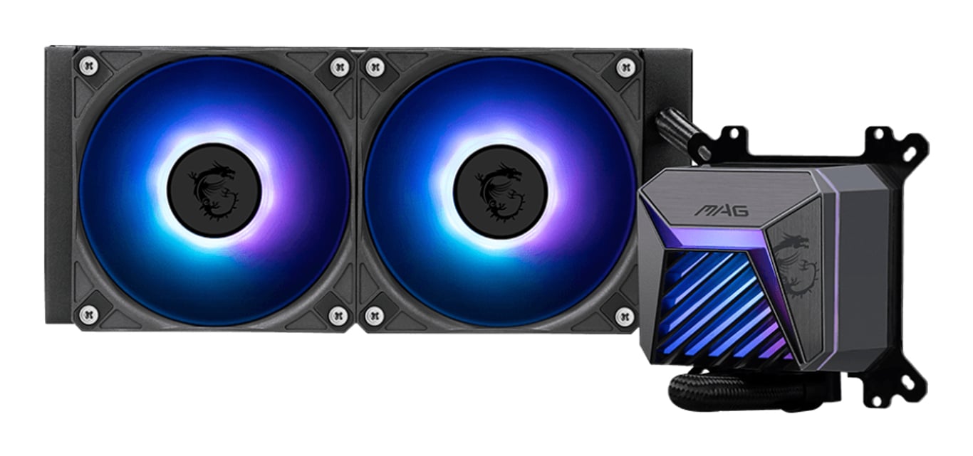 MSI MAG Coreliquid A15 240 Płyta główna, Procesor Chłodnica cieczy all-in-one 12 cm Czarny 1 szt. MAG CORELIQUID A15 240
