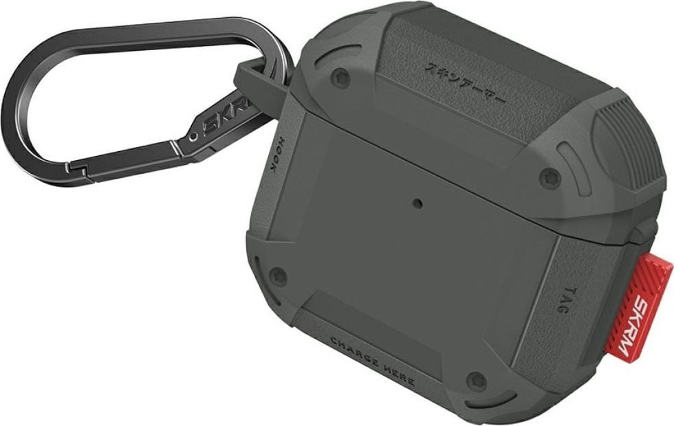 Etui Skinarma Mecha CE do AirPods 4 oliwkowy