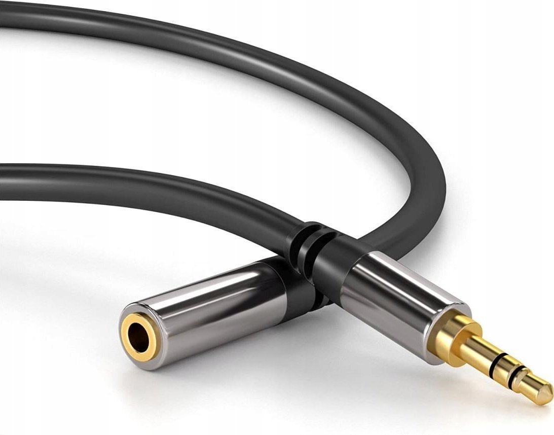 PremiumCord PREMIUMCORD prodlužovací kabel, Jack 3.5mm - Jack 3.5mm M/F 3m kjqmf3