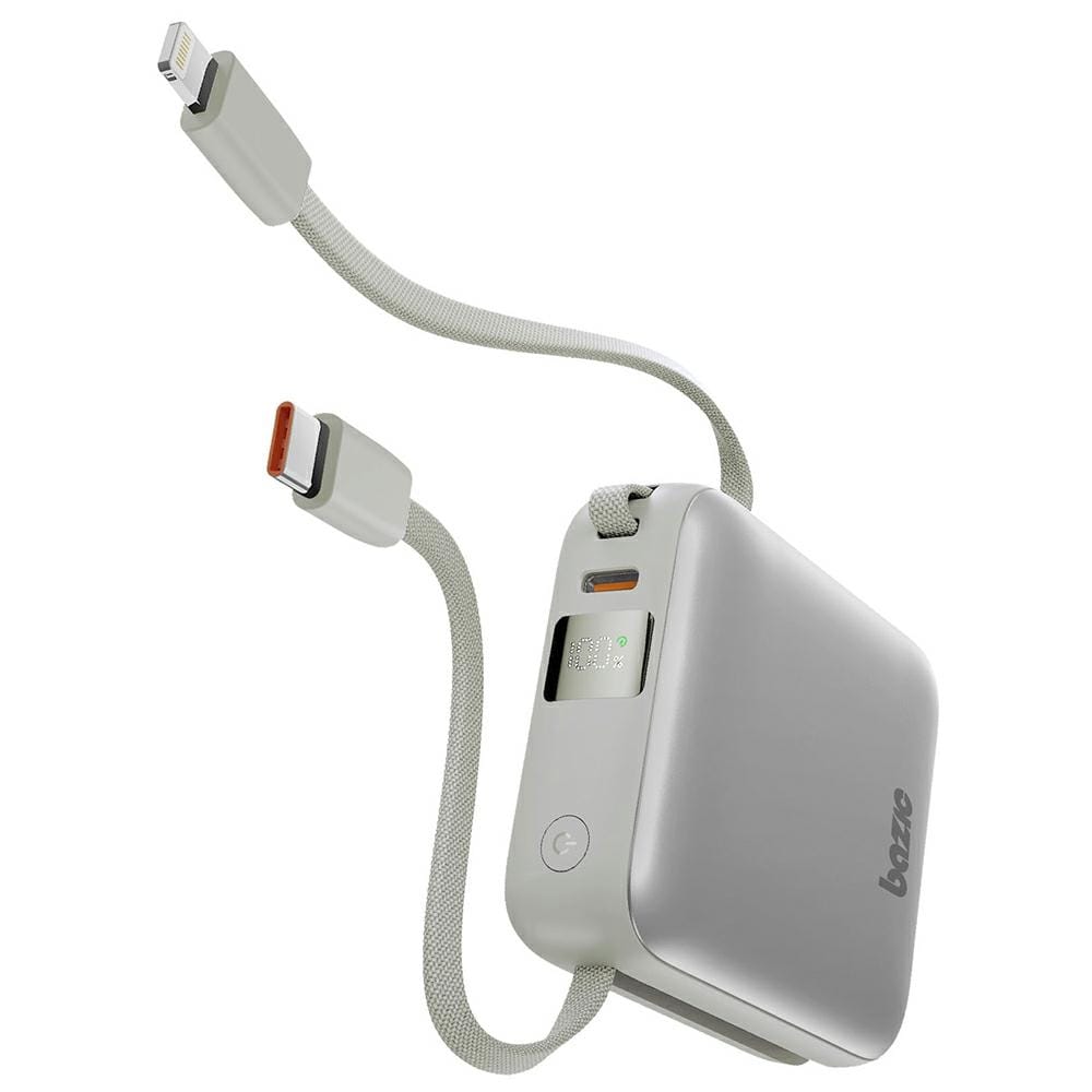 Energea PowerBank 3w1 Bazic Fusion Mini 10000mAh kabel USB-C/Lightning Szary
