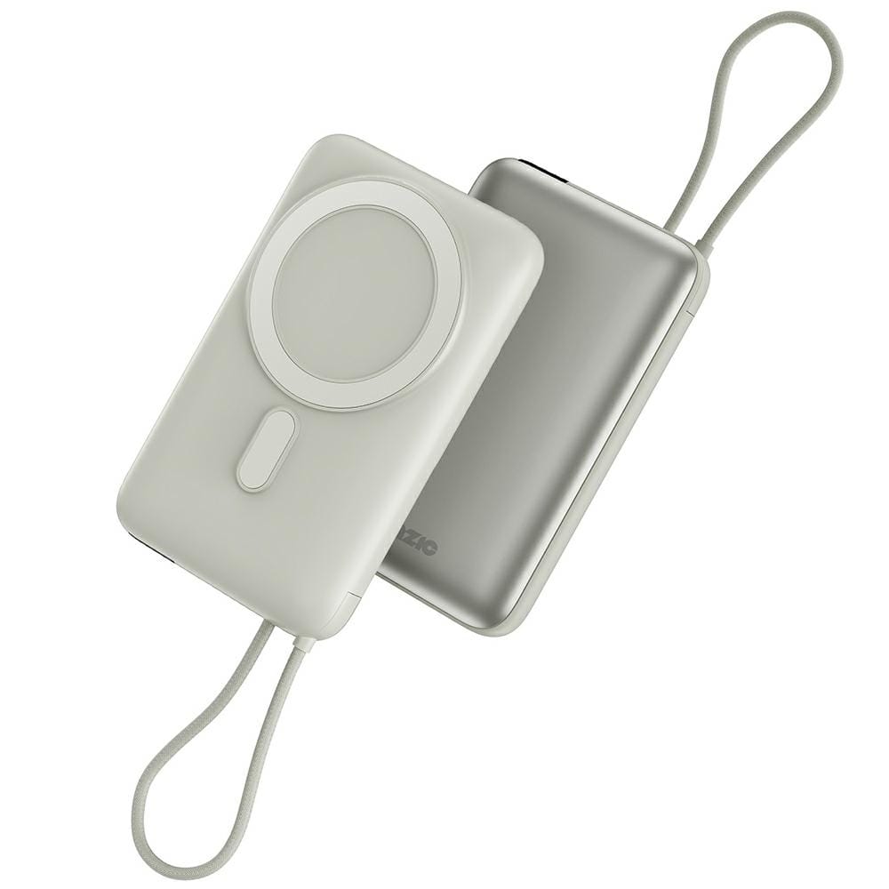 Energea PowerBank Bazic Fusion Mag 10000mAh MagSafe kabel USB-C Szary