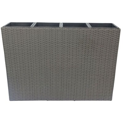 Doniczka PATIO Rattan 140 Popielaty