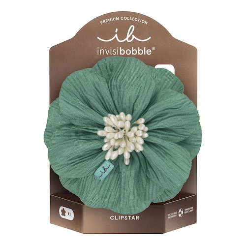 Invisibobble - Clipstar Premium Bloom - Klamra Do Włosów - Clipstar Premium Bloom Turquoise - Dla Kobiet