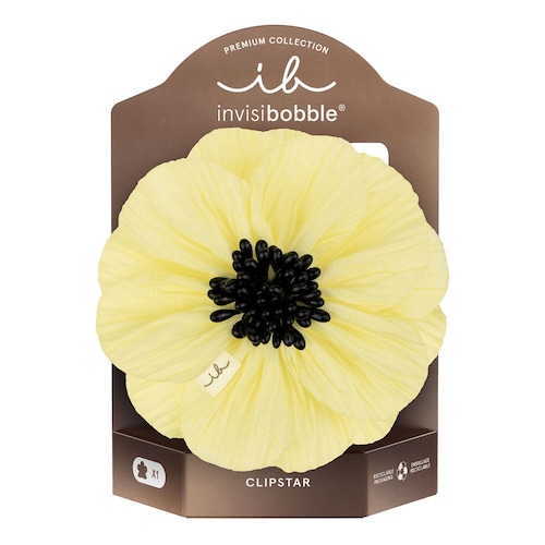 Invisibobble - Clipstar Premium Bloom - Klamra Do Włosów - Clipstar Premium Bloom Citrus - Dla Kobiet