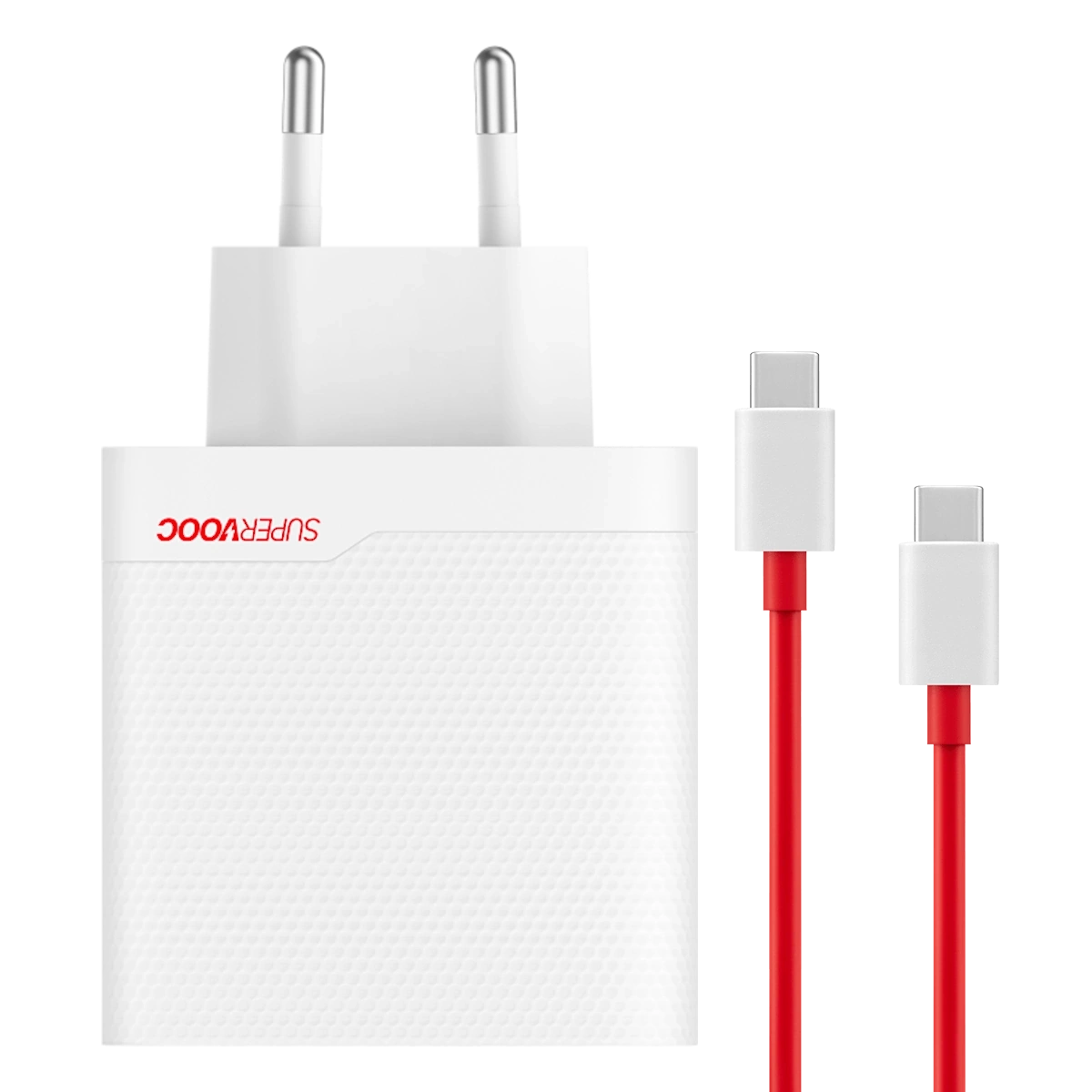 Ładowarka OnePlus SuperVOOC 120W USB-C + USB z Kablem Biała