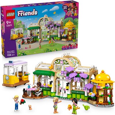 LEGO 42671 Friends Zielona kawiarnia i kwiaciarnia