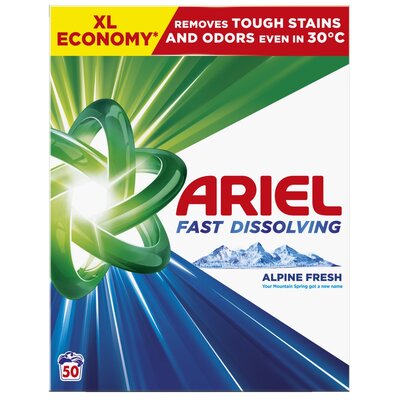 Proszek do prania ARIEL Fast Dissolving Alpine Fresh Color 2.75 kg