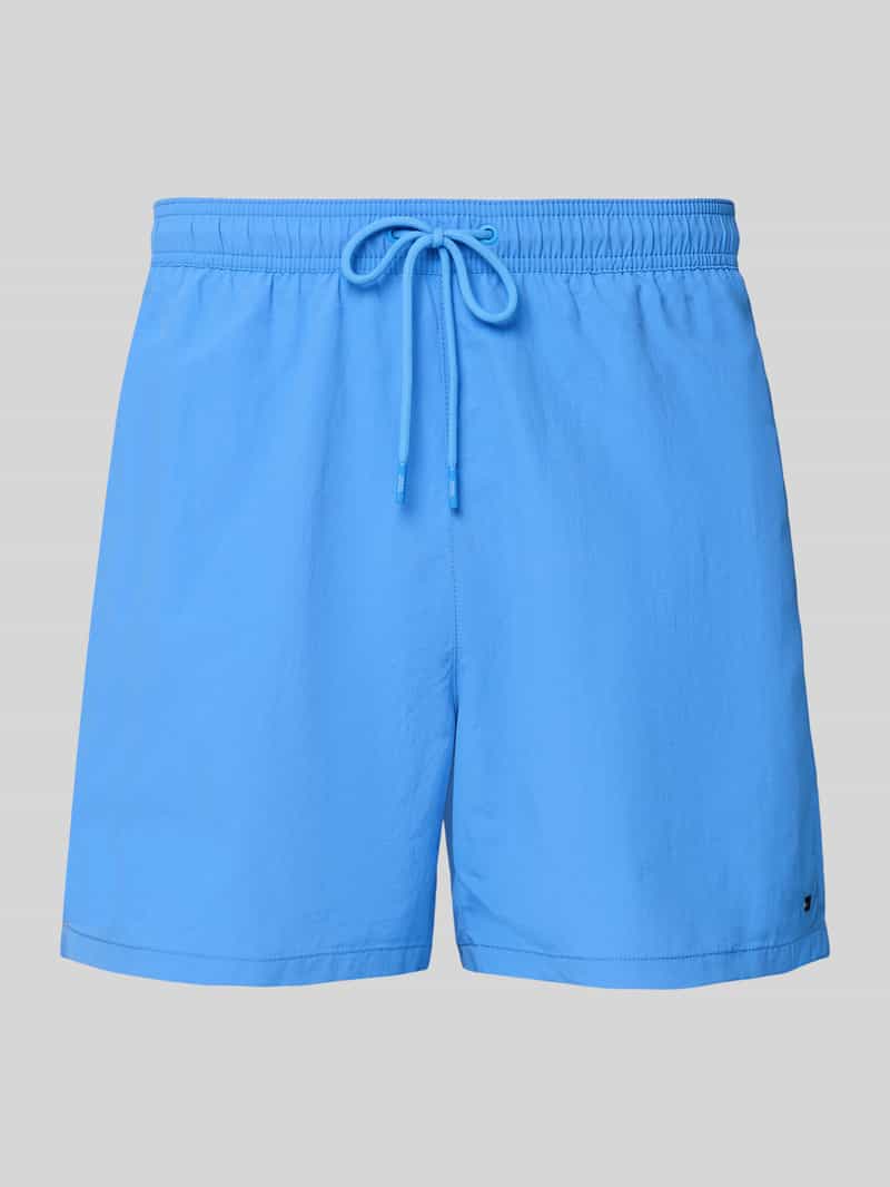 Spodenki kąpielowe o kroju regular fit z wyhaftowanym logo