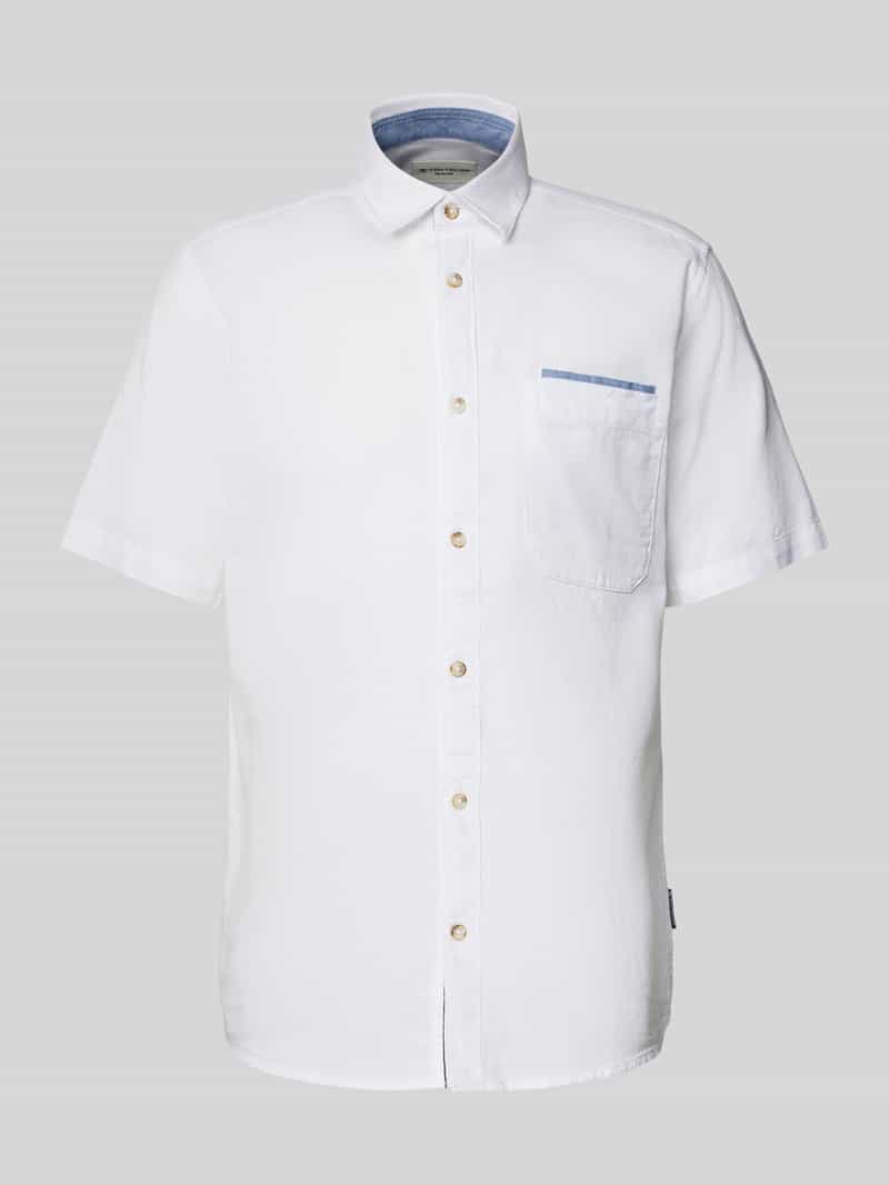 Koszula casualowa o kroju regular fit z czystej bawełny