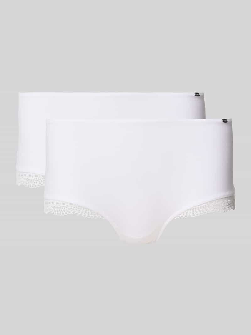 Majtki z koronką szydełkową model ‘Classic Cotton’