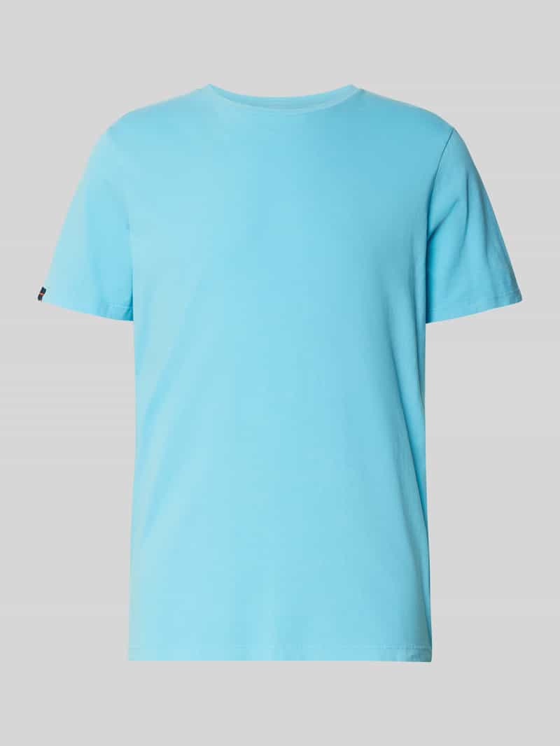 T-shirt z detalem z logo