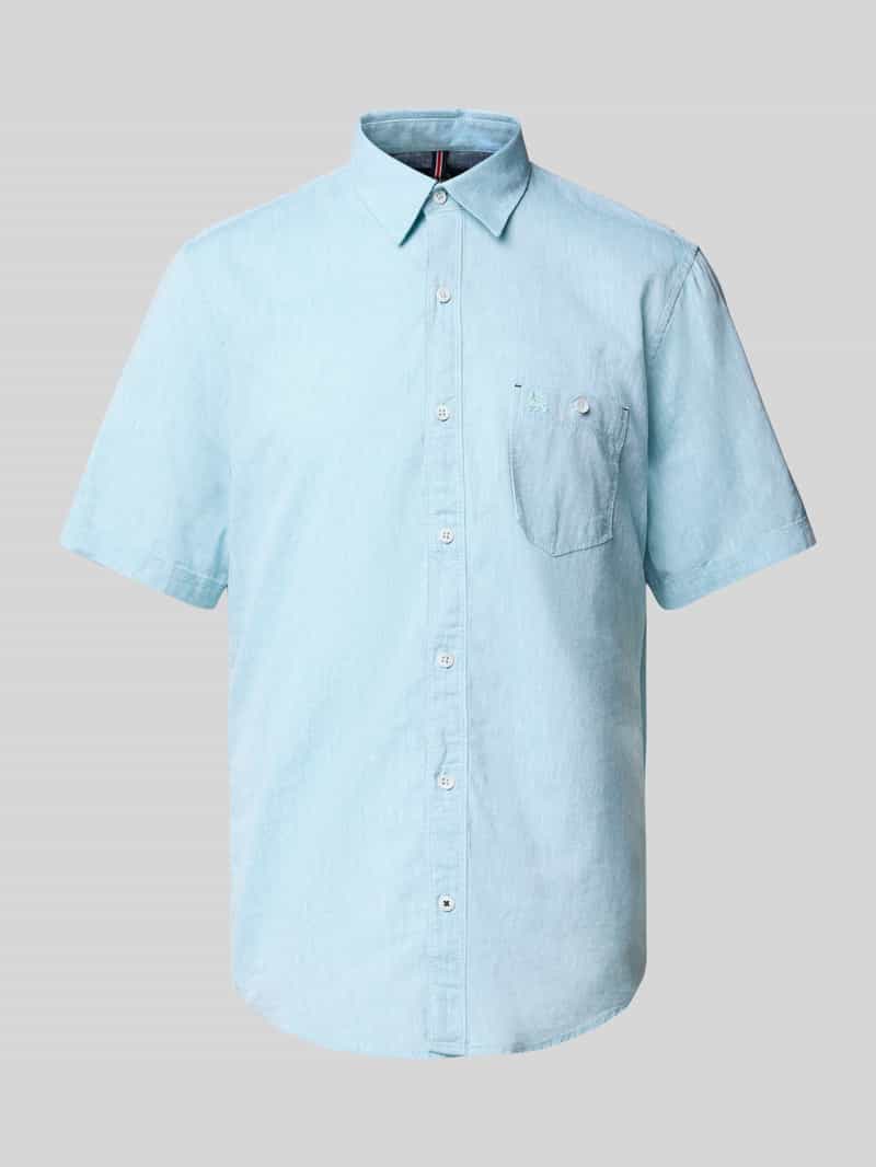 Koszula casualowa o kroju regular fit z kieszenią na piersi