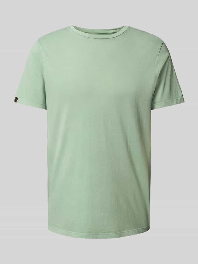 T-shirt z detalem z logo