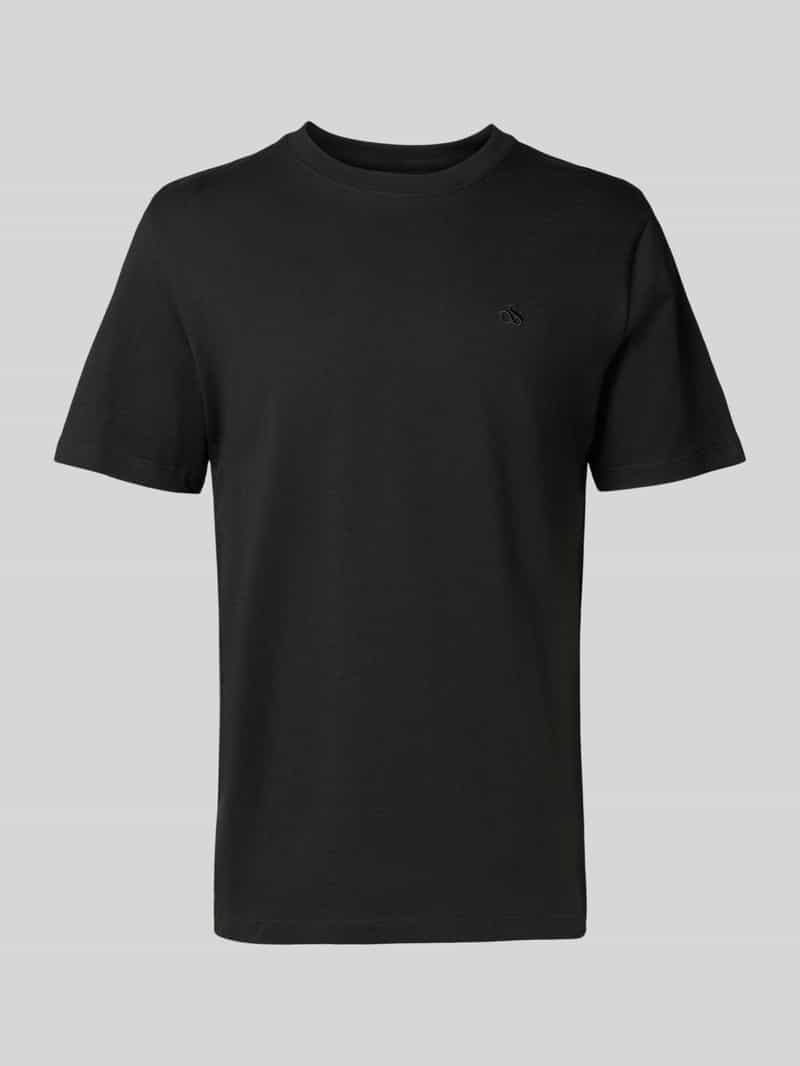 T-shirt z wyhaftowanym logo