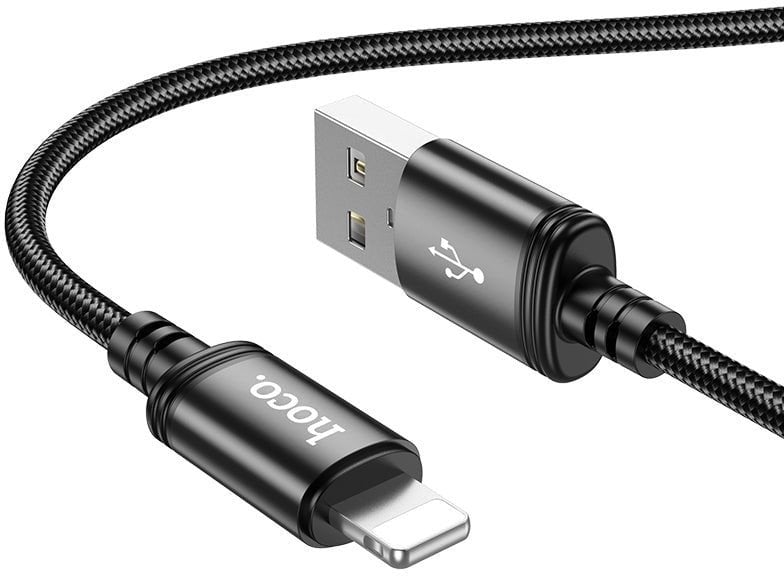 HOCO kabel USB A do Lightning 2,4A X89 1 m czarny