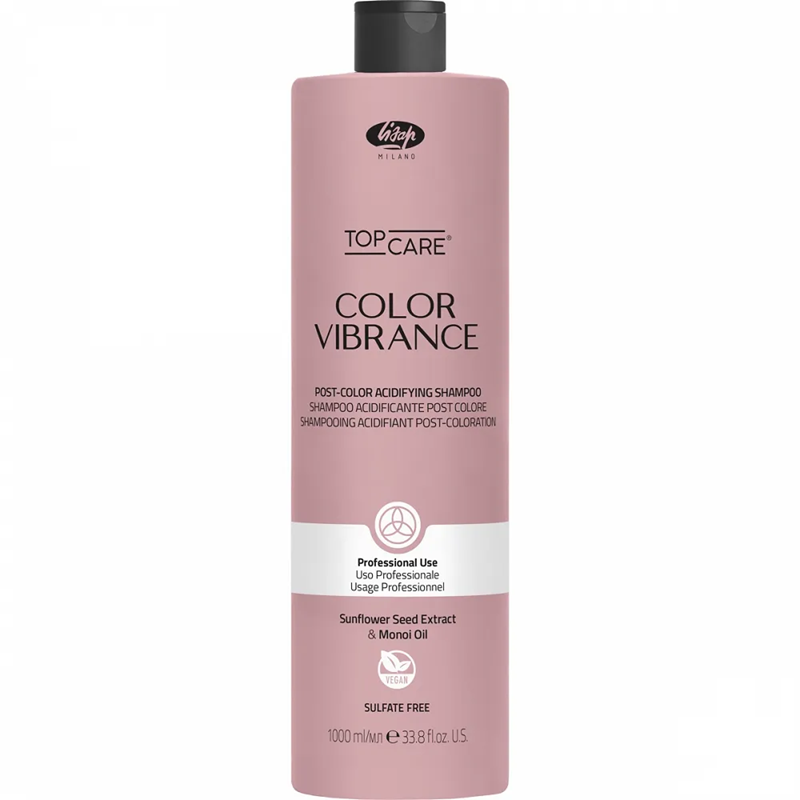 Lisap Top Care Color Vibrance Post Color, szampon zakwaszający po koloryzacji, 1000ml