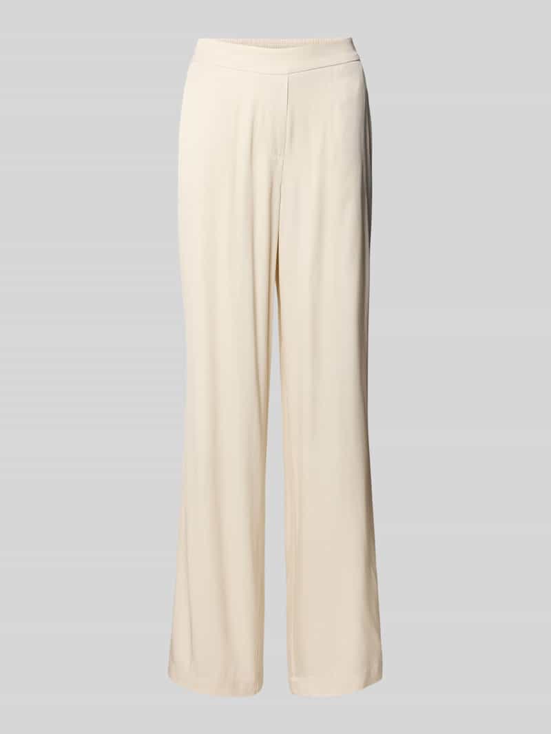 Spodnie materiałowe z elastycznym pasem model ‘Marou’