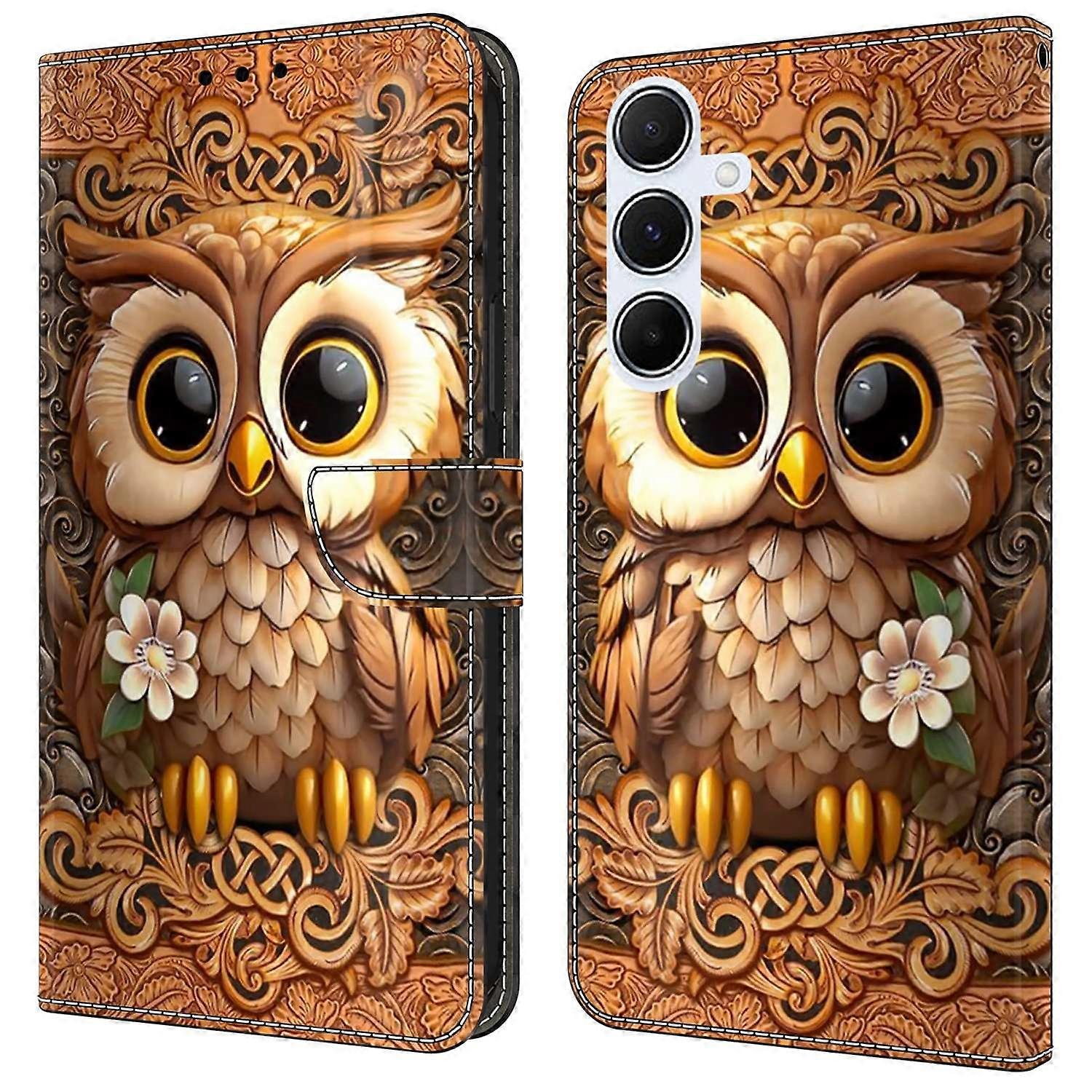 Do Samsung Galaxy A54 5G Case Wzór Drukowany pokrowiec ochronny TPU + PU Skórzane etui na telefon z klapką Wielobarwny Style I