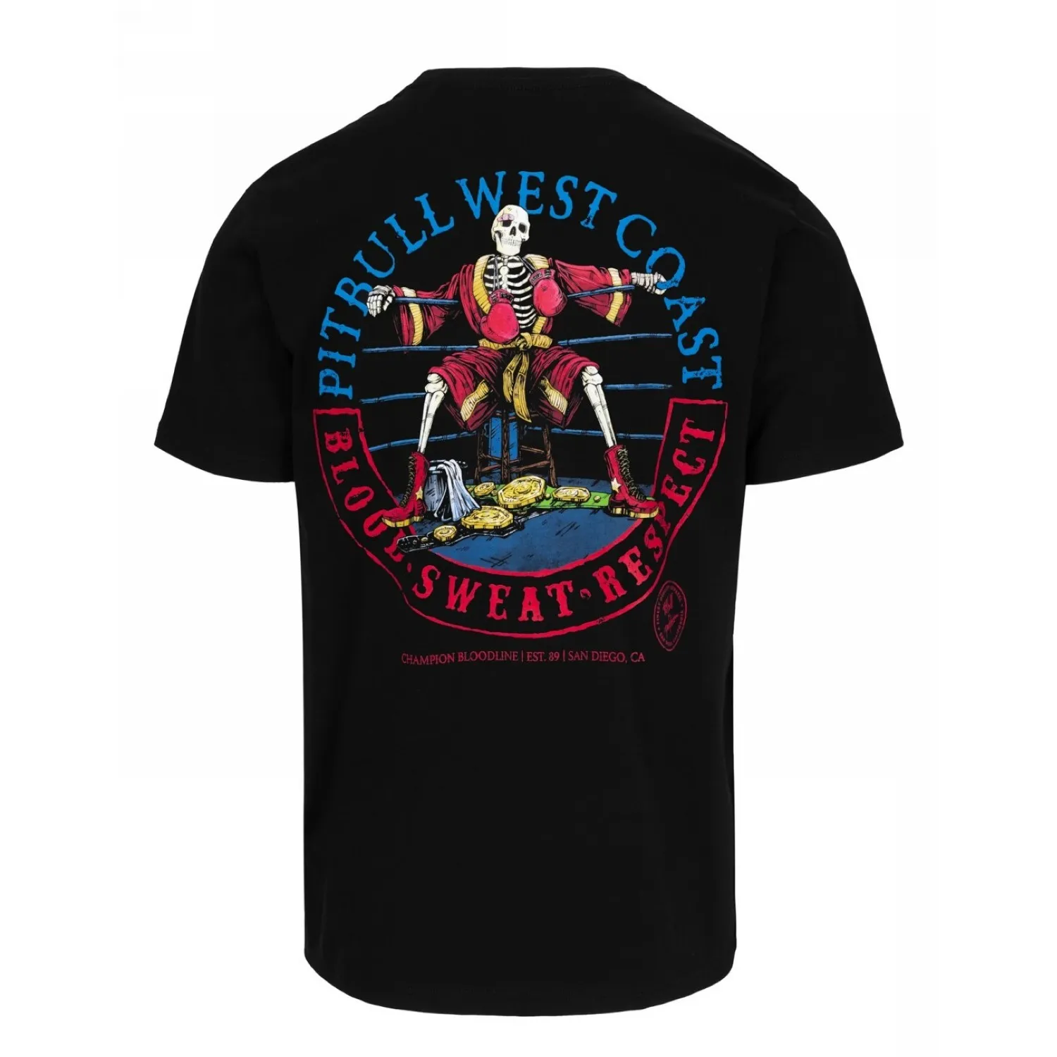 Koszulka PITBULL 190 Regular Series Champion Bloodline 2 '25 - Czarna XXL