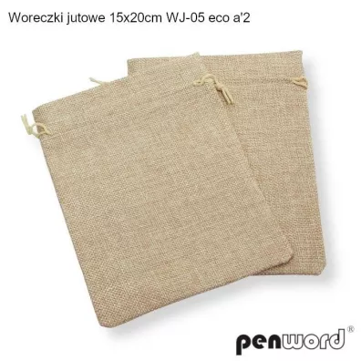 Woreczki jutowe eco 20x15cm