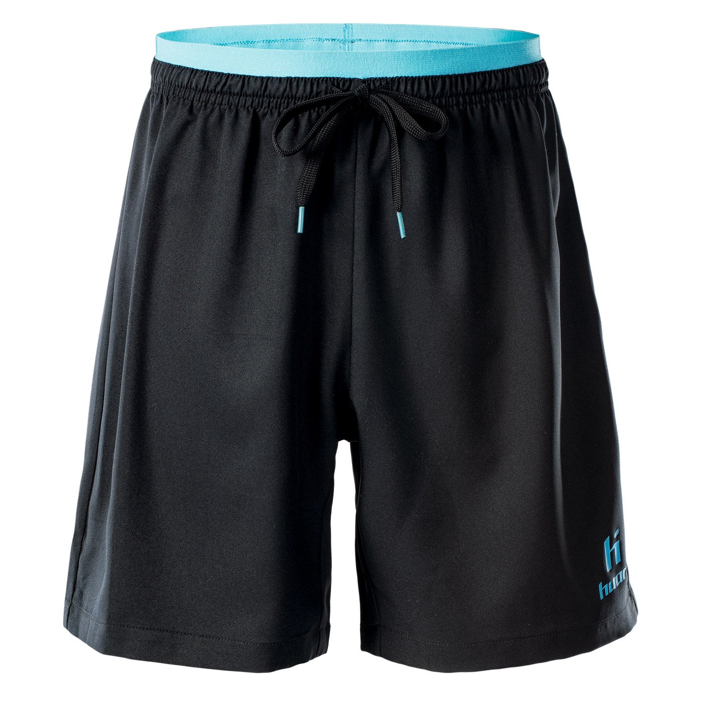 Dziecięce Spodenki HUARI DECTIS SHORTS JUNIOR 9667-BLK/SC BLUE
